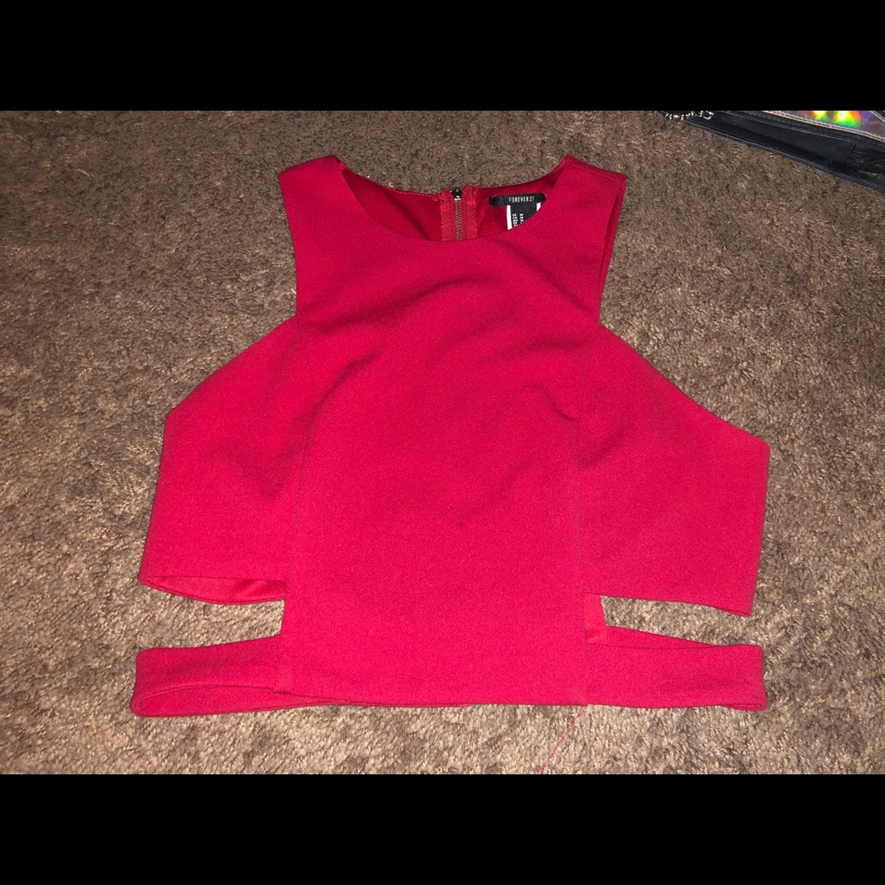 Women’s Forever 21 Red Crop Top